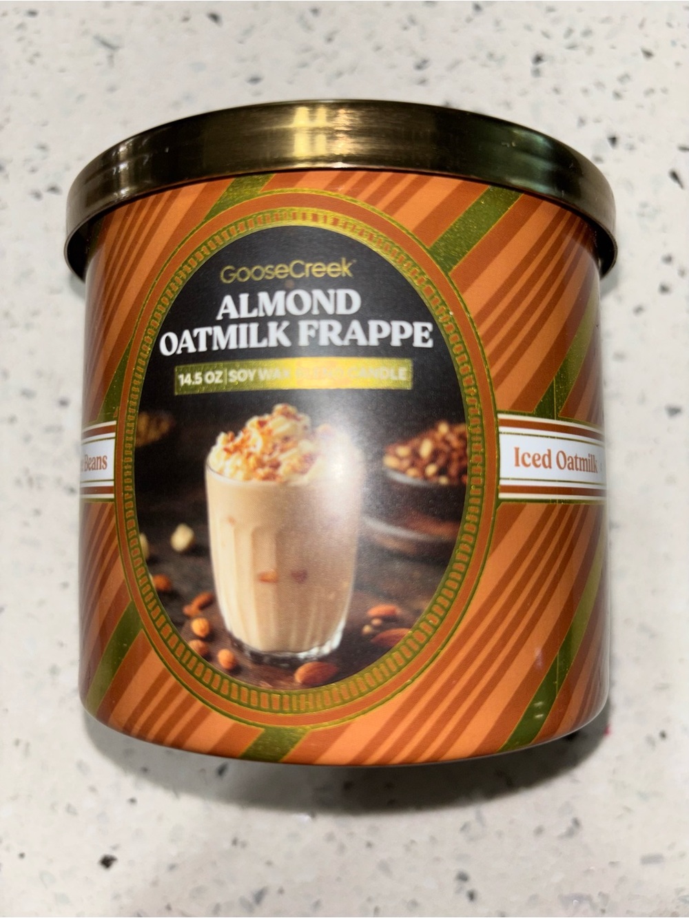 Goose Creek Almond Oatmilk Frappe Candle New